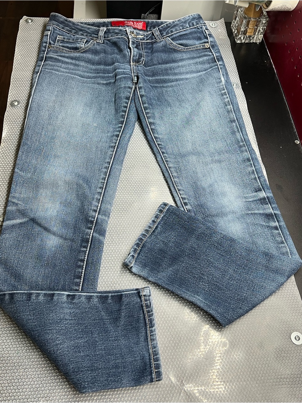 Vintage GUESS JEANS 81 Red Label Blue Denim Jeans Y2K W31
